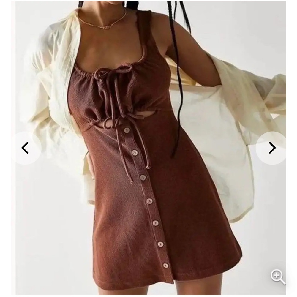 NWT Free People Olivia Mini Dress size L